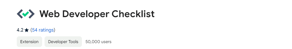 Web-Developer-Checklist